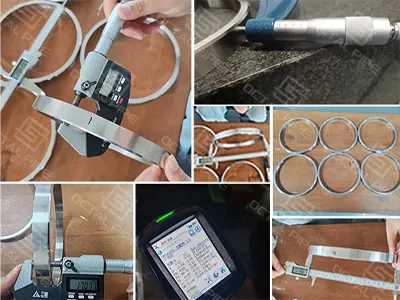 Ti pari-Ayẹwo Aami ọja: Awọn oruka Irin Alagbara Austenitic (UNS S20910 / XM-...